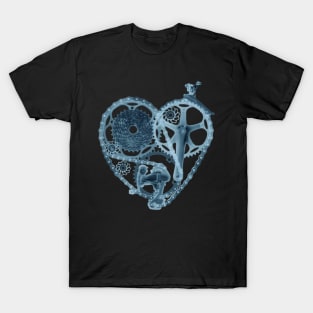 Bike Lover Heart x-ray T-Shirt